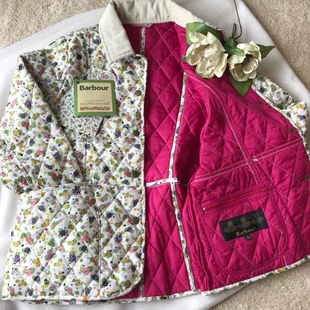 COPY - Barbour Girls Quilted Jacket - Great For Spring!